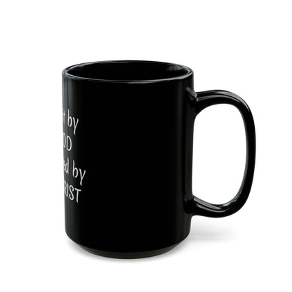 Knit by GOD Black Mug (11oz, 15oz)
